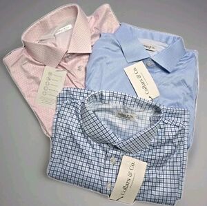 NWT Bundle Of 3 Collars & Co Dress Collar Polo Shirts Size XL
